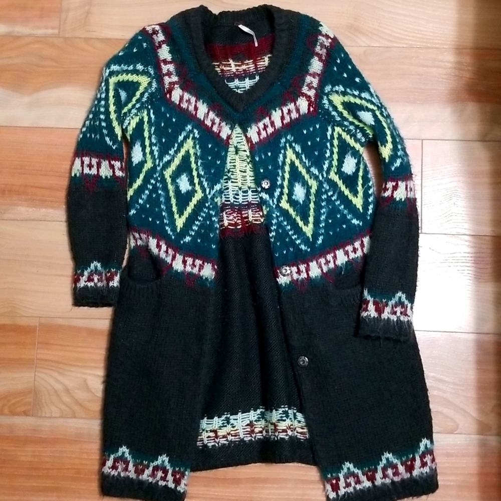 Free People Fair Isle Cardigan
